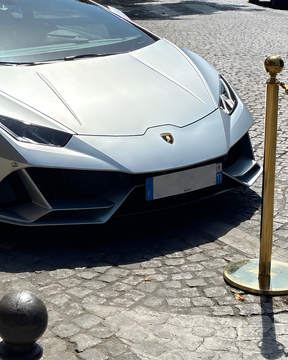 Lamborghini Huracán EVO, plaque effacée par Wheeloh