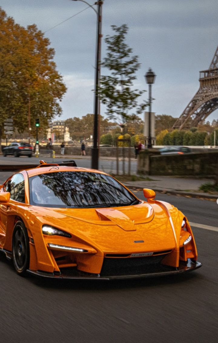 A McLaren Senna identified by the Wheeloh car spotting camera